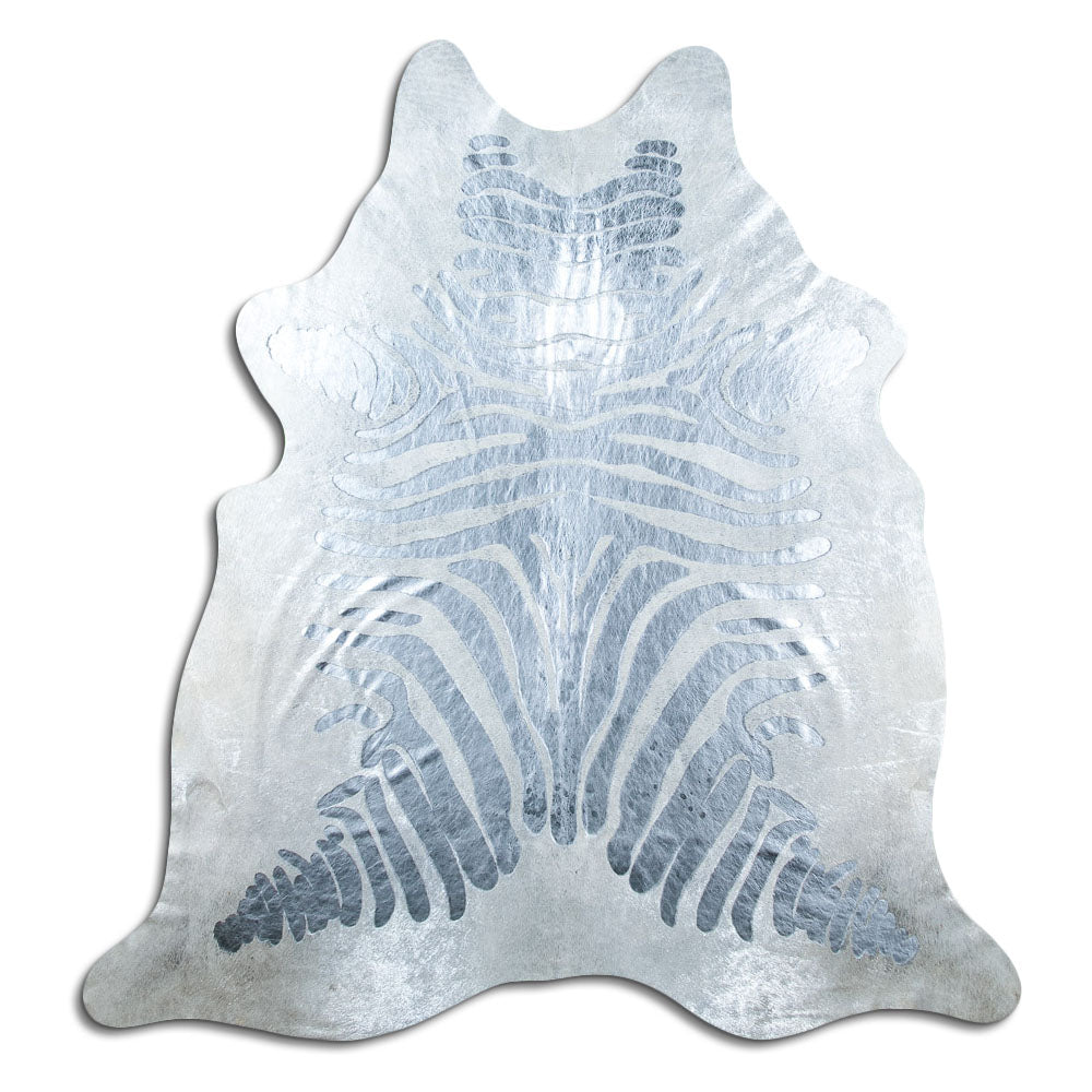 Zebra marhabőr szőnyeg XL