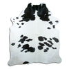 Black and white cowhide rug XXL
