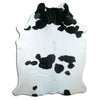 Black and white cowhide rug XL