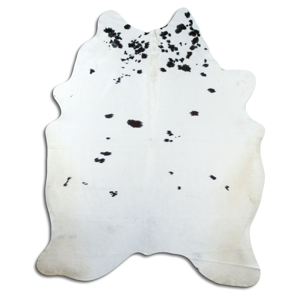 Black and white cowhide rug XXL