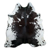 Black and white cowhide rug XXL