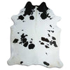 Black and white cowhide rug XXL