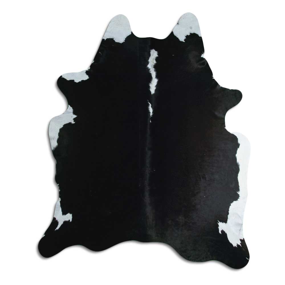 Brown cowhide rug XL
