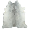 Grey cowhide rug XL