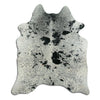 Salt and Pepper Exotic cowhide rug L