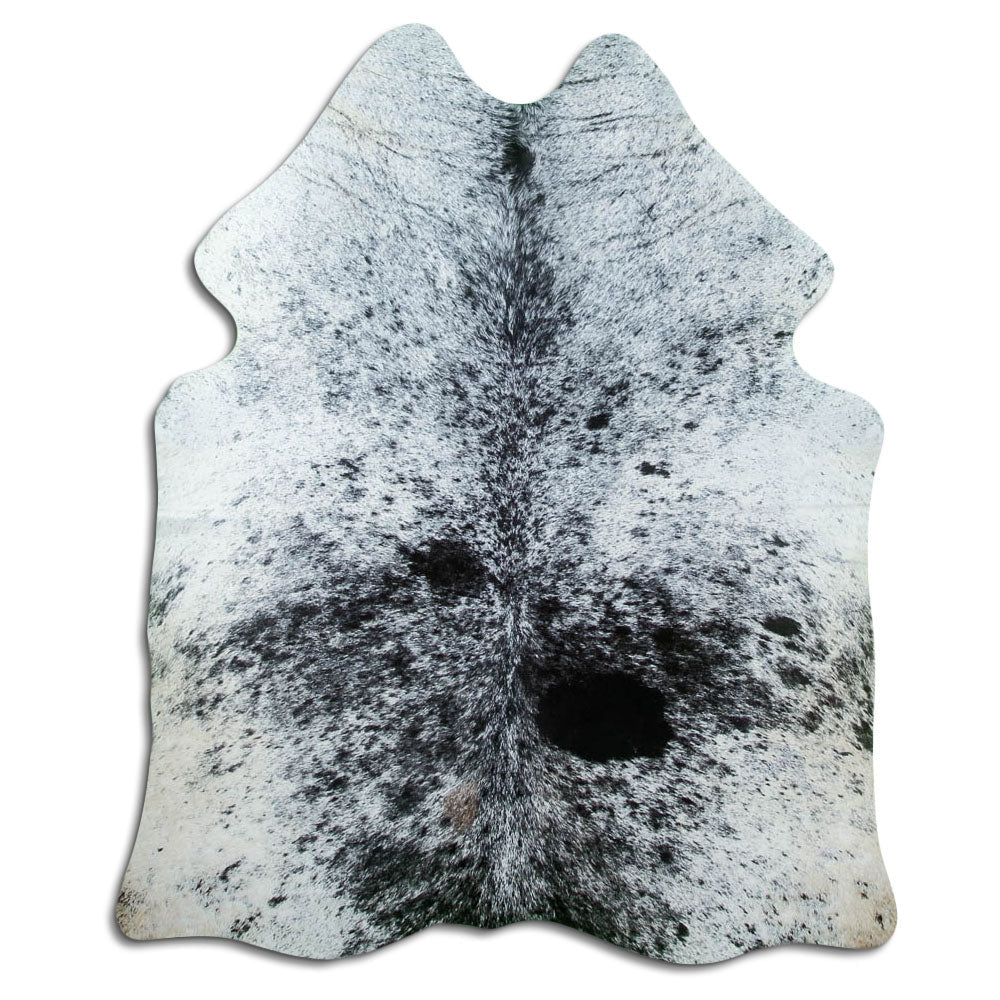 Egzotikus Salt and Pepper marhabőr szőnyeg M