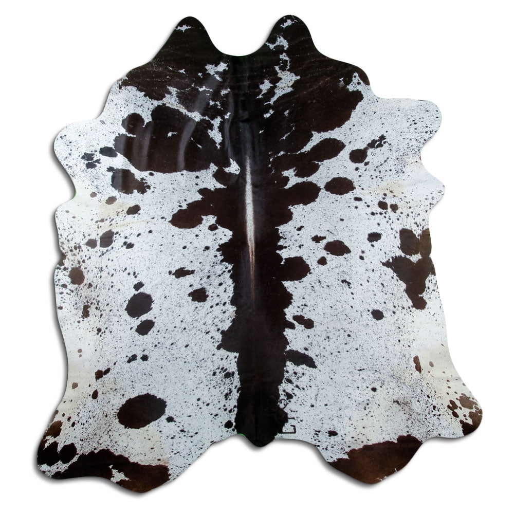 Salt and Pepper Exotic cowhide rug XXL