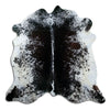 Salt and Pepper Exotic cowhide rug XL
