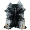 Salt and Pepper Exotic cowhide rug XL