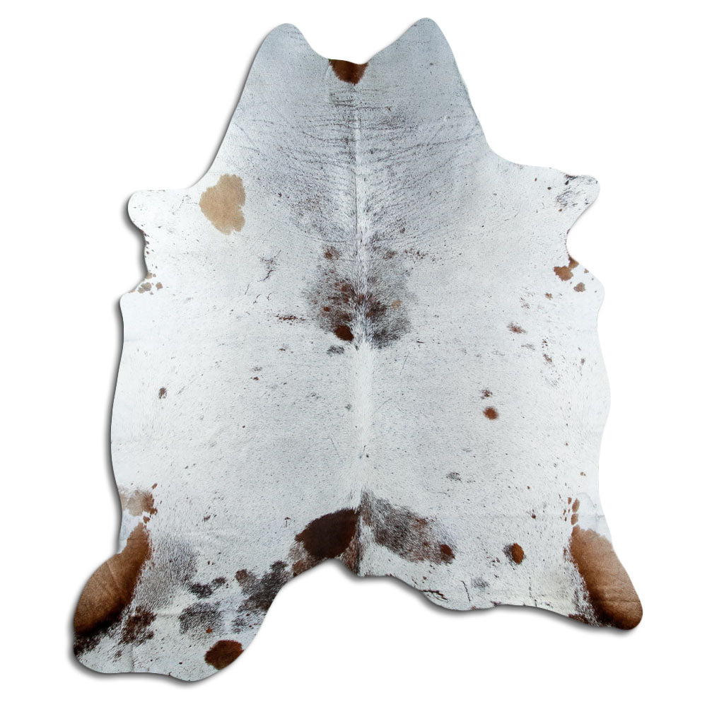 Salt and Pepper Exotic cowhide rug XXL