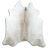 Grey cowhide rug L