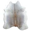 Grey cowhide rug XL
