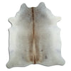 Grey cowhide rug XL