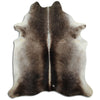 Grey cowhide rug XL
