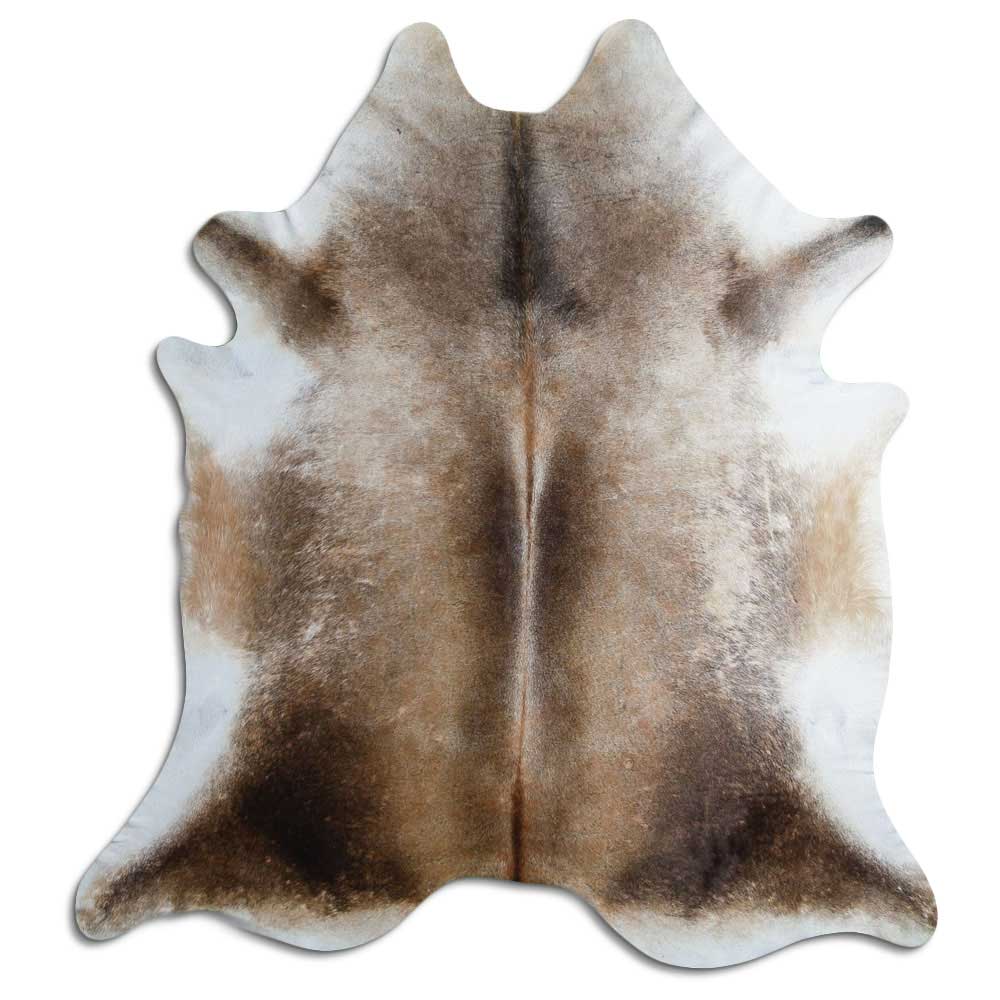 Grey cowhide rug XXL