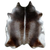Grey cowhide rug XL