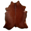 Brown cowhide rug L