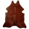 Brown cowhide rug XL