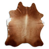 Brown cowhide rug XL