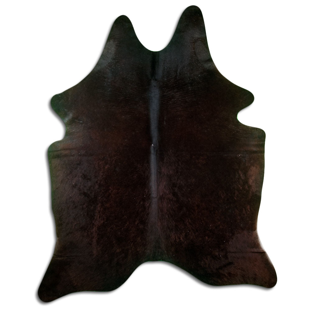 Brown cowhide rug XL