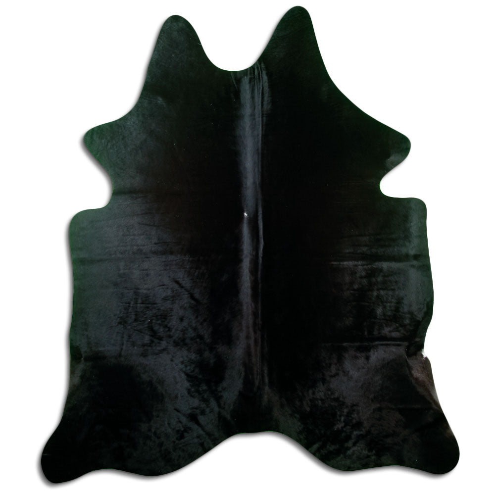 Brown cowhide rug L