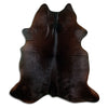 Brown cowhide rug XL