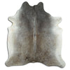 Grey cowhide rug XL