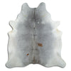 Grey cowhide rug XL