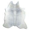 Grey cowhide rug XL