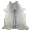 Grey cowhide rug XXL