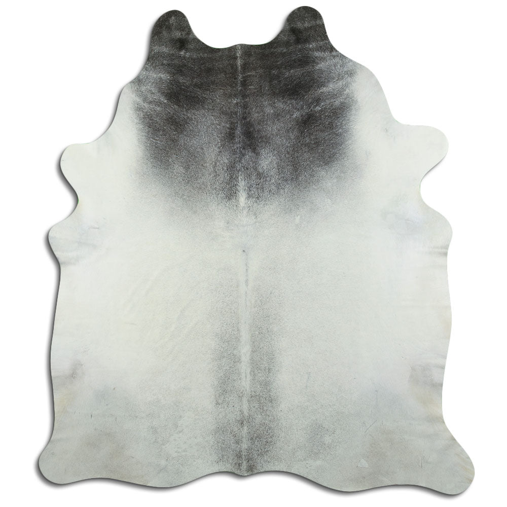Grey cowhide rug XL