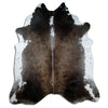 Grey cowhide rug XXL