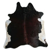 Brown cowhide rug L
