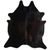 Brown cowhide rug XXL