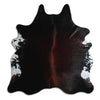 Brown cowhide rug XL