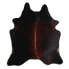 Brown cowhide rug XL