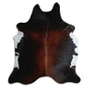 Brown cowhide rug XL