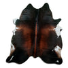 Brown cowhide rug XL