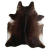 Brown cowhide rug XL