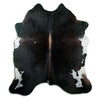 Brown cowhide rug XL