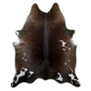 Tricolour cowhide rug L