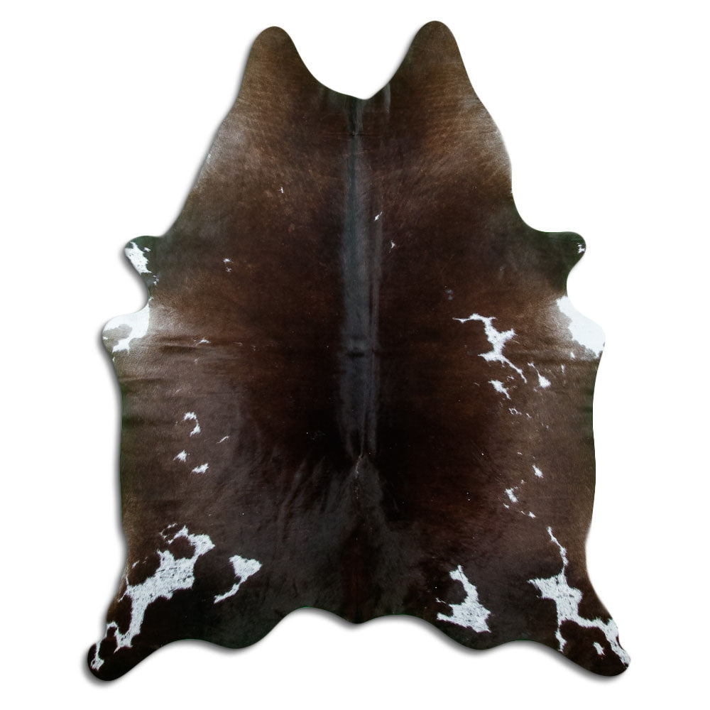 Tricolour cowhide rug L