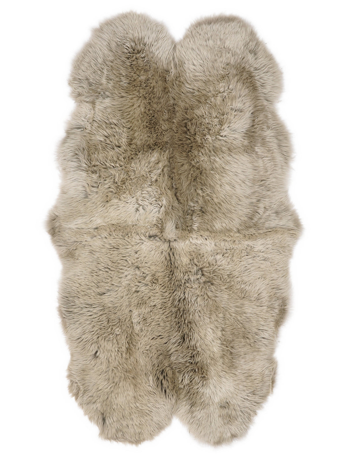 Quad New Zealand sheepskin rug 180 × 100 cm – Taupe