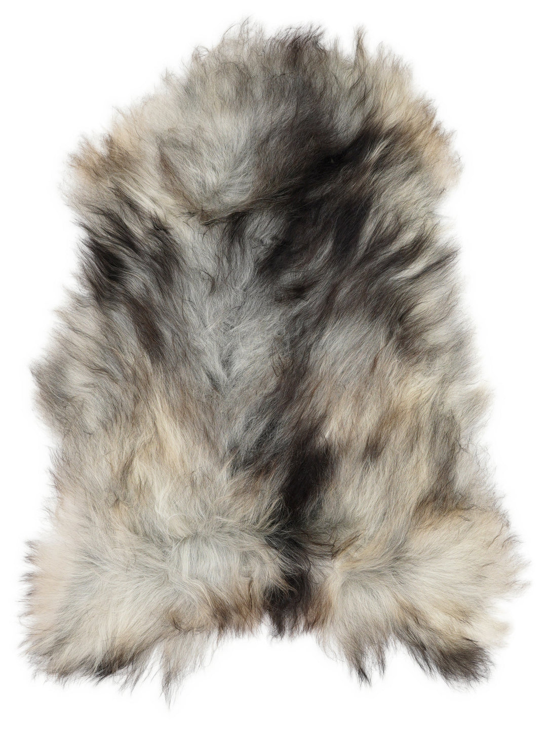 Icelandic Grey Sheepskin Rug L