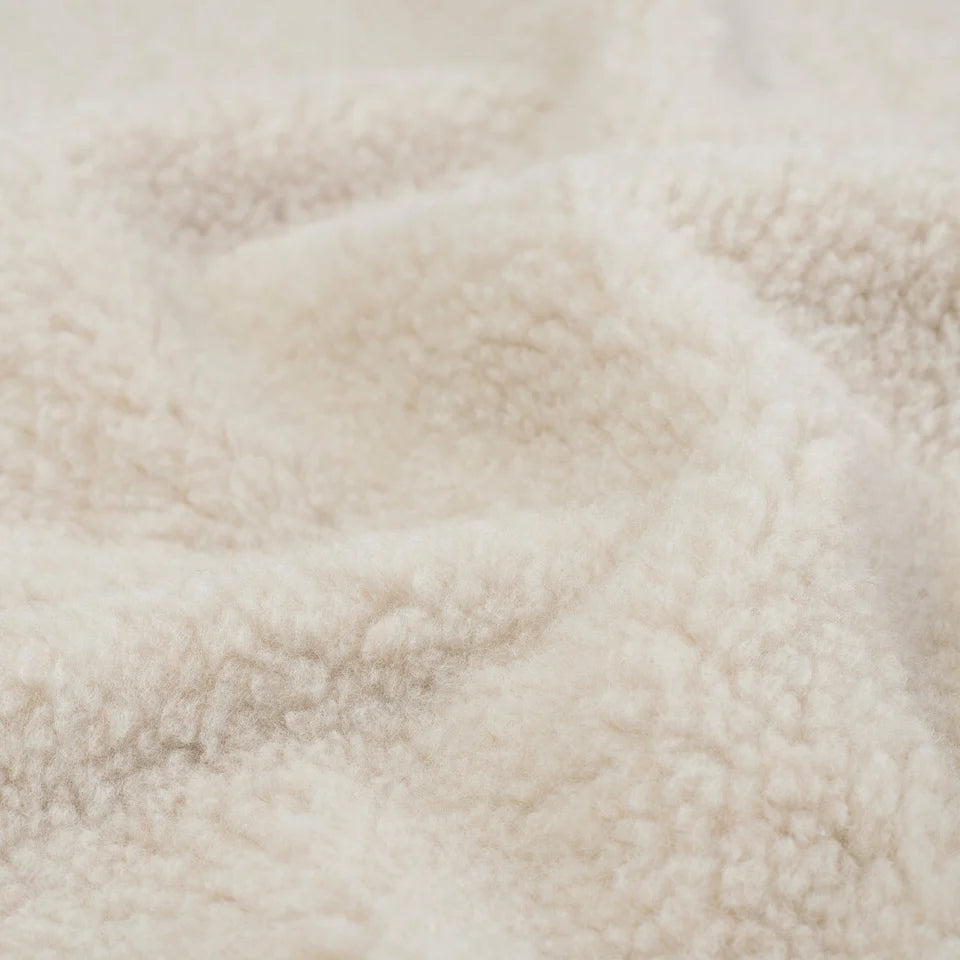 Merino wool blanket "Nut" | two-layer