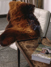 Brown sheepskin rug "Rusty"