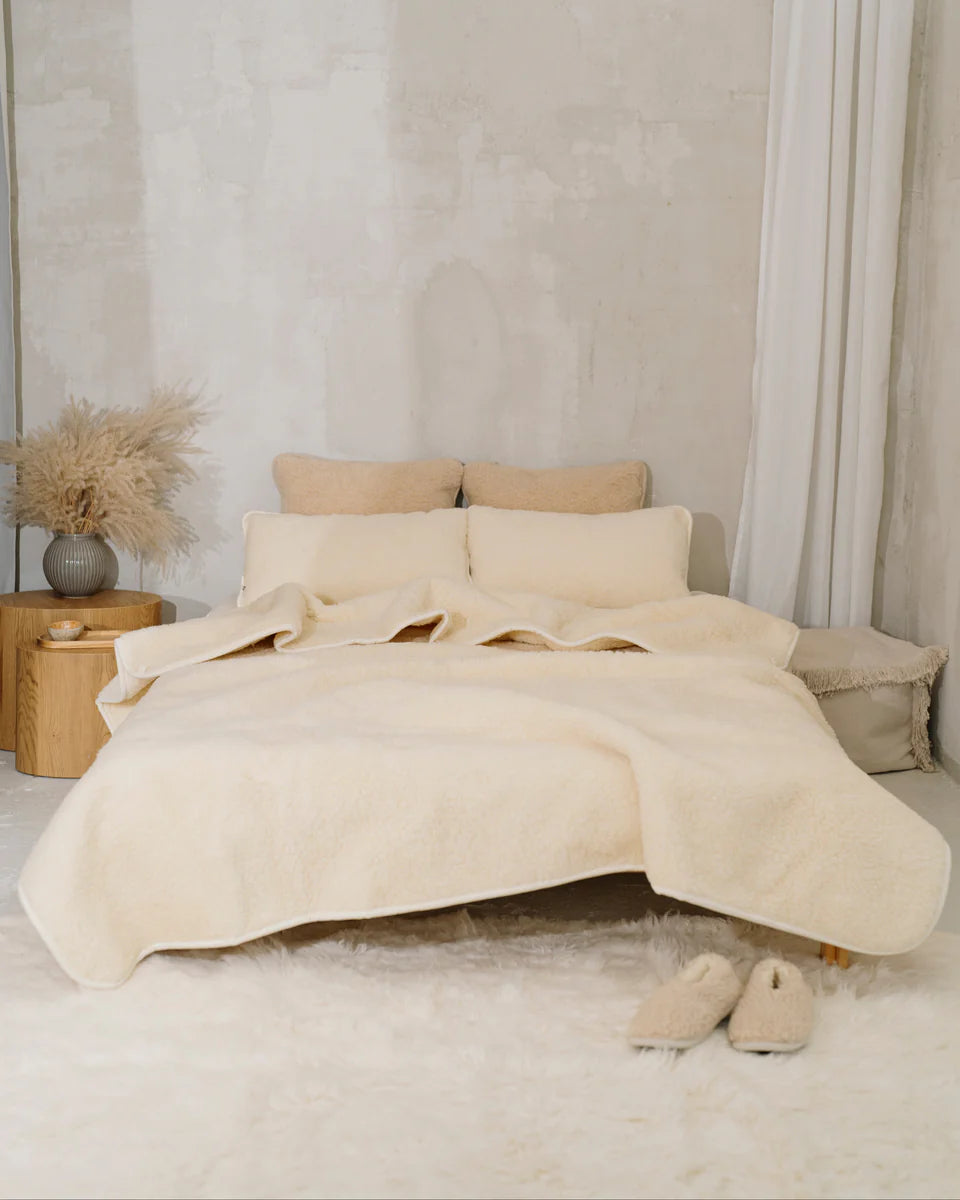 Merino Wool Blanket "Luka"  | Two-Layered