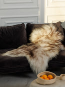 Icelandic mouflon sheepskin rug