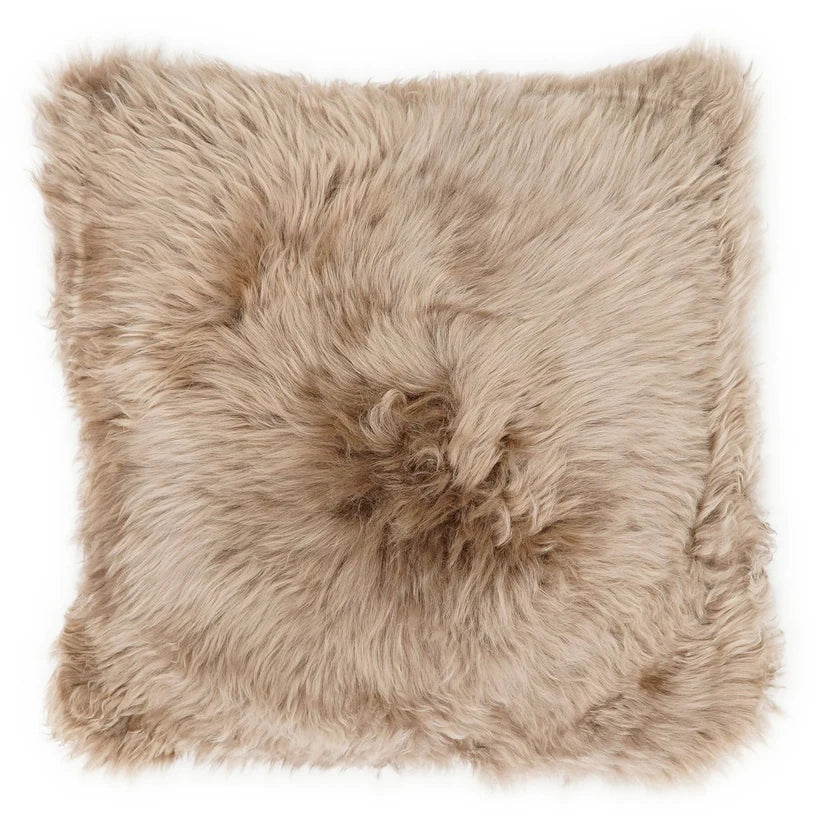 Sheepskin cushion