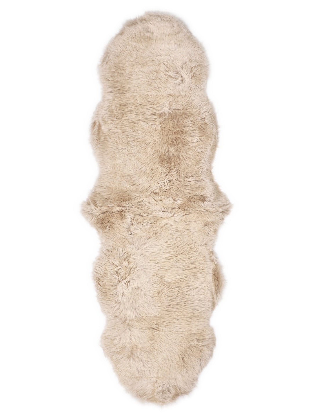 Double New Zealand sheepskin rug 180 × 60 cm – Beige